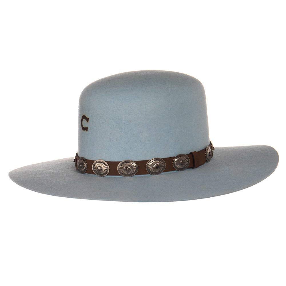 Charlie 1 Horse Women's Saguaro Baby Blue Felt Cowboy Hat - Western Fashion Hat for Rodeo, Country Music Festivals & Outdoor Events