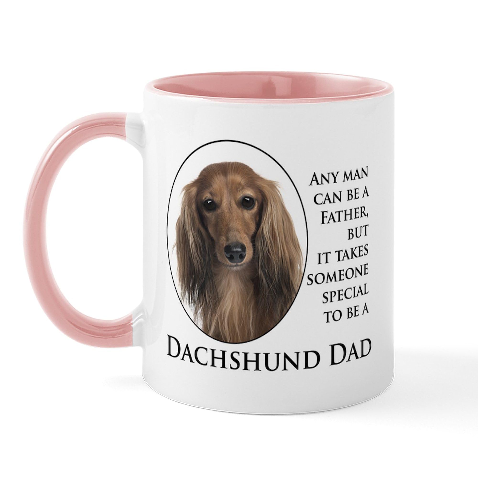 Dachshund Dad Coffee Mug - 11 oz (325 ml) Ceramic Cup for Hot & Cold Drinks - Perfect Gift for Dog Lovers & Father's Day