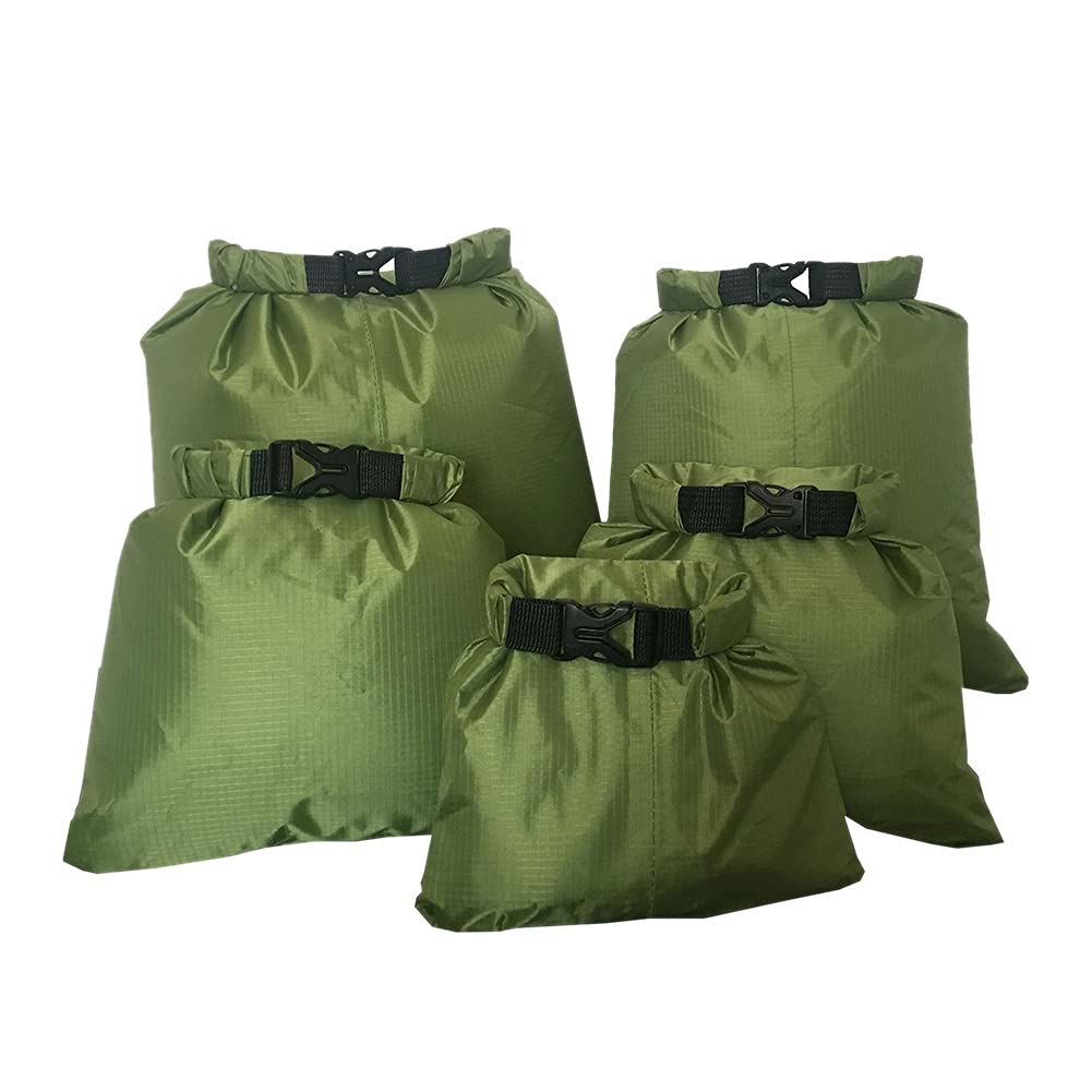 Ardorlove Waterproof Dry Bags Set - 1.5L/2.5L/3.5L/4.5L/6L Ultralight Floating Dry Sack for Kayaking, Canoeing, Fishing, Rafting, Swimming & Outdoor Adventures (Mixed Colors) - Perfect for Water Sports, Beach Trips & Camping Gear Protection
