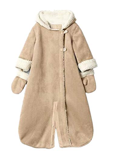 Gap Baby Convertible Snowsuit & Bag - Faux Suede & Sherpa Lined Winter Outfit for Infant Boys & Girls (3-6 Months) - Perfect for Cold Weather, Snow Play & Outdoor Adventures