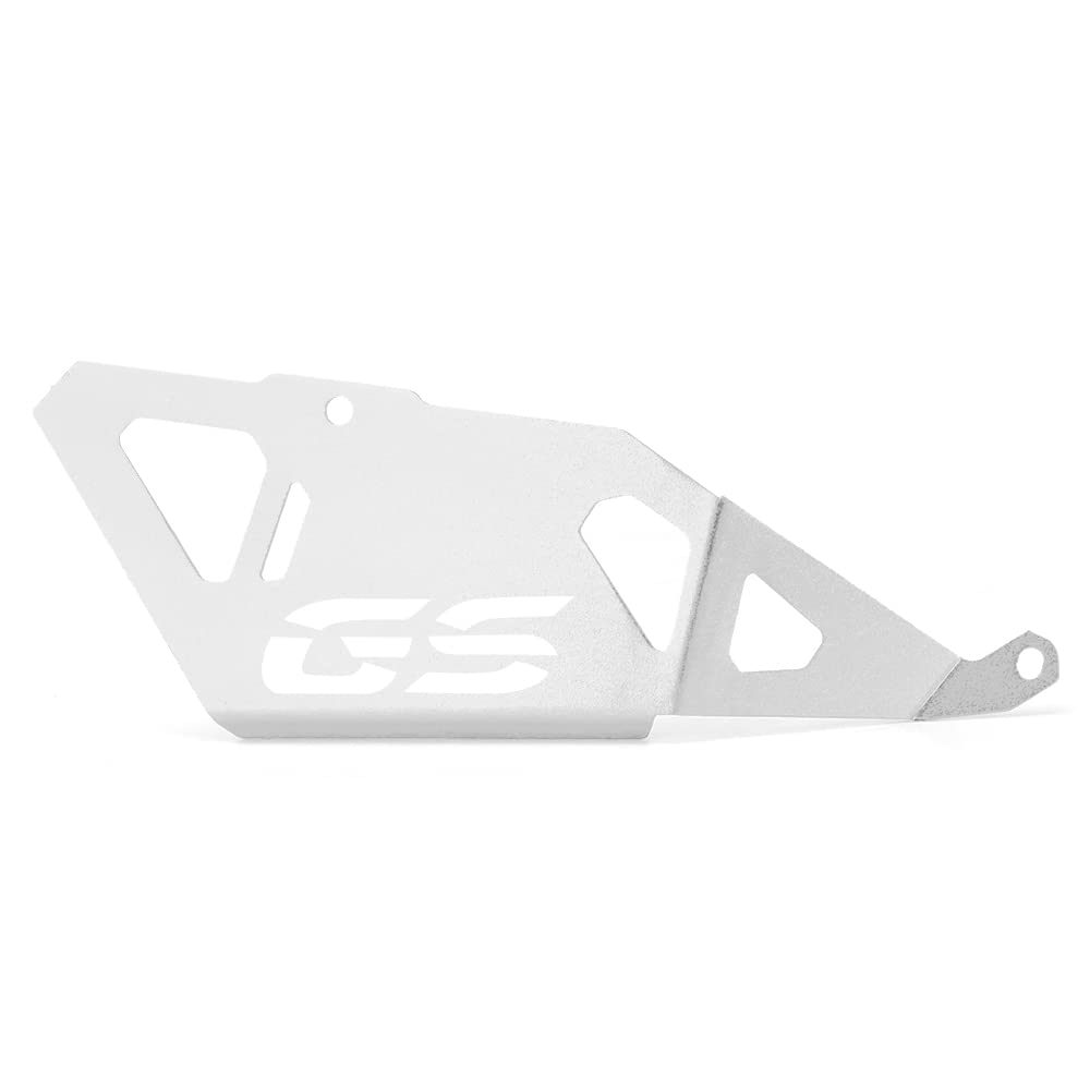 BMW R1200GS Adventure LC 2013-2022 Motorcycle Exhaust Flap Control Guard Cover - Silver-GS Accessories for R1200GSA R1200 GS Adv - Off-Road Protection & Adventure Riding Enhancement