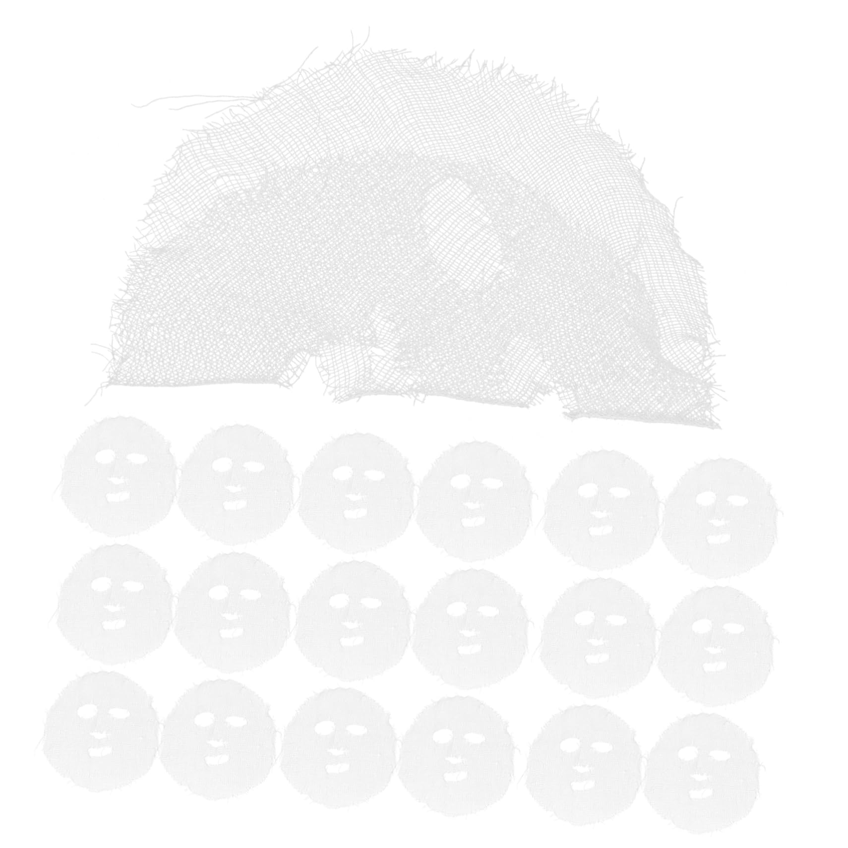**Beavorty 100-Pack Disposable Facial Gauze Masks | Flushable Cleansing Wipes & Makeup Remover Pads | Breathable Cotton Skincare for Moisturizing & Dewy Skin | Ideal for Spa, Travel & Daily Skincare Routine**
