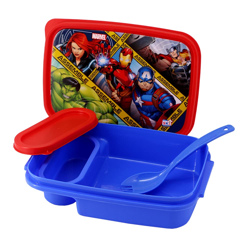 SKi Homeware Avengers Themed Gift Set for Kids - Thor Lunch Box & Pencil Box | Superhero School Supplies & Birthday Gifts for Boys and Girls