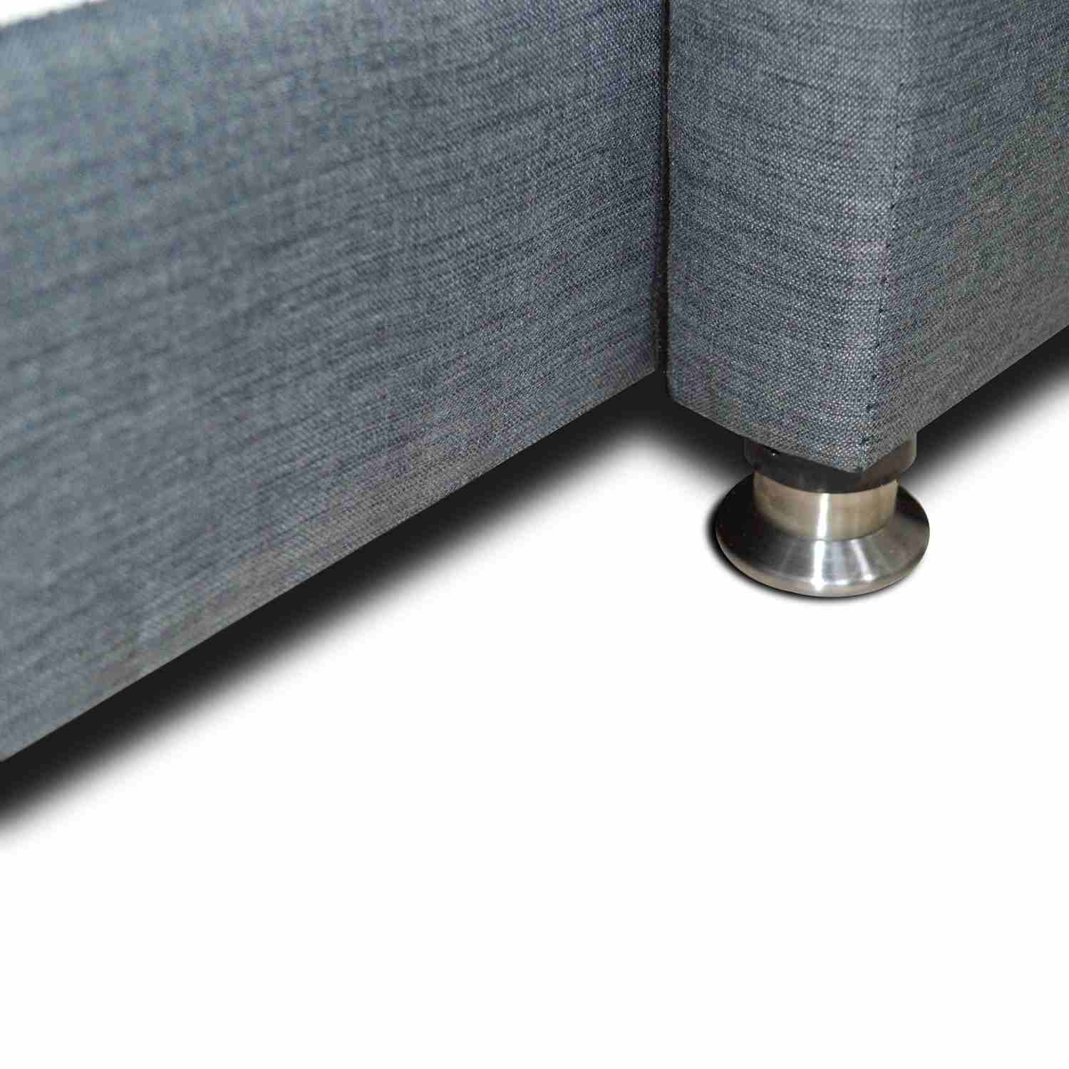Dreamer Grey Bed Slat Base 140x35cm for Double Mattress 140x190cm - Durable Support for Bed Frames, Ideal for Guest Rooms & Modern Bedrooms