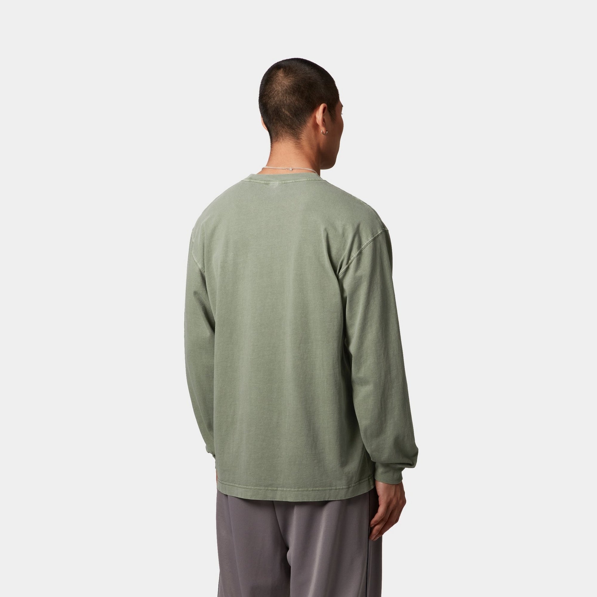 Nelson Long Sleeve T-Shirt for Men - Comfortable Cotton Crewneck Casual Shirt | Perfect for Outdoor Activities, Work, and Everyday Wear