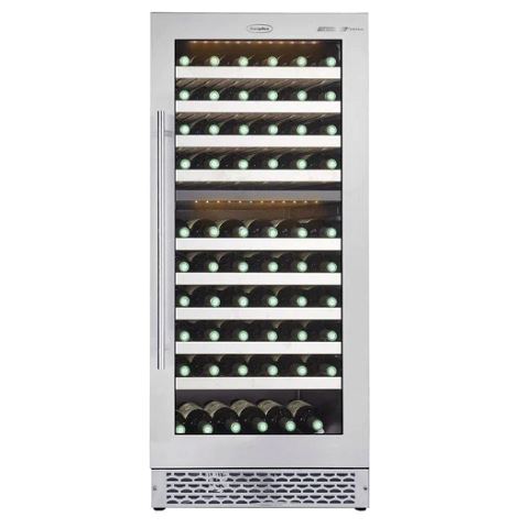 Europace EWC 8121S 120 Bottle Dual Zone Wine Cooler Refrigerator - Perfect for Home Bars, Restaurants, and Wine Cellars