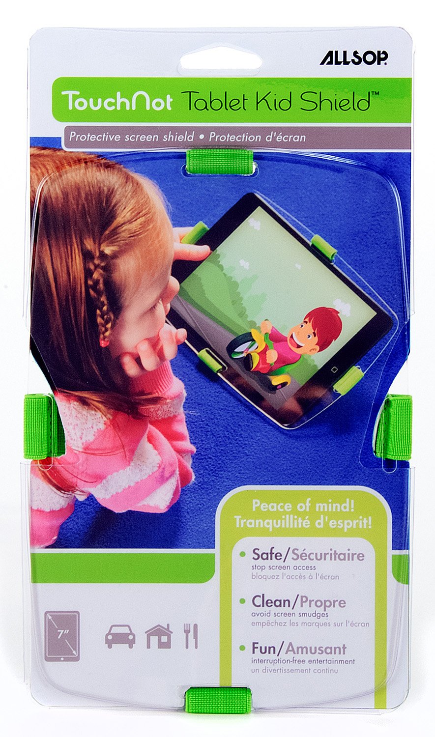 Allsop Touch-Not Universal Screen Protector for 7-Inch Tablets (31105) - Anti-Glare & Scratch-Resistant Shield for Kindle, iPad & Android Devices - Perfect for Reading, Gaming & Outdoor Use