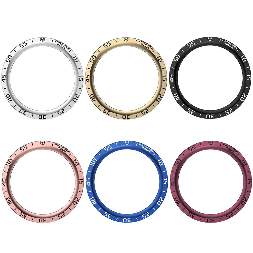 Stainless Steel Bezel Ring for Samsung Galaxy Watch 5 Pro - Anti-Scratch Protective Cover with Adhesive Loop | Perfect for Workouts, Outdoor Activities & Everyday Wear