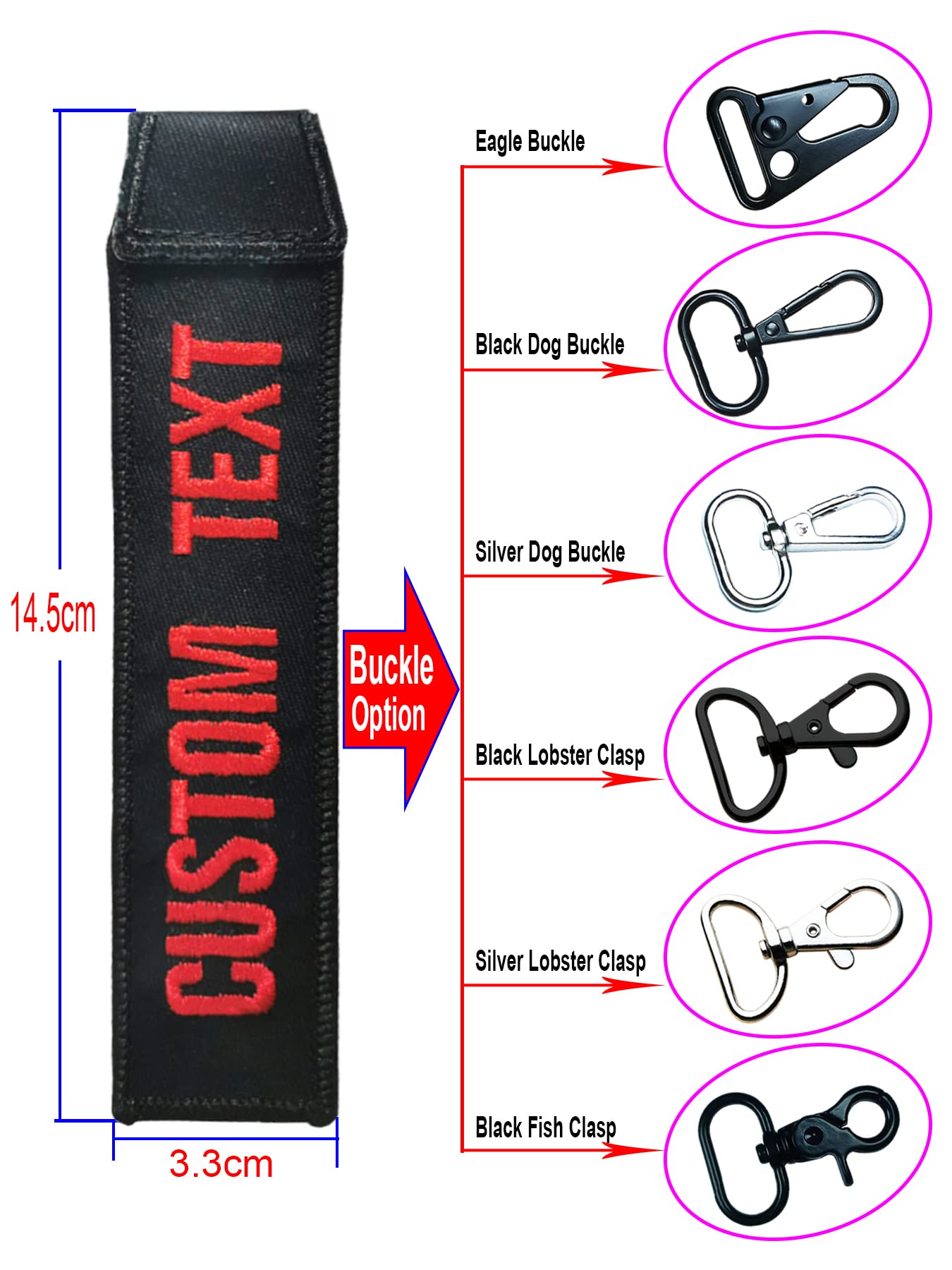 Customized Keychain with Name & Number - Personalized Key Ring Accessories for Luggage, Crates, Belts & Gear | Perfect for Travel, Sports & Everyday Use