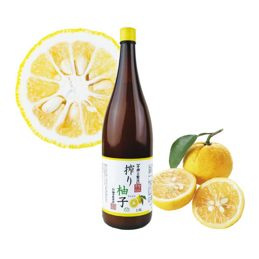 YUZUYA HONTEN 100% Pure Yuzu Juice - Unsweetened Japanese Citron Fruit Juice for Cocktails, Cooking & Healthy Drinks | Premium Yuzu Extract for Asian Cuisine & Mixology