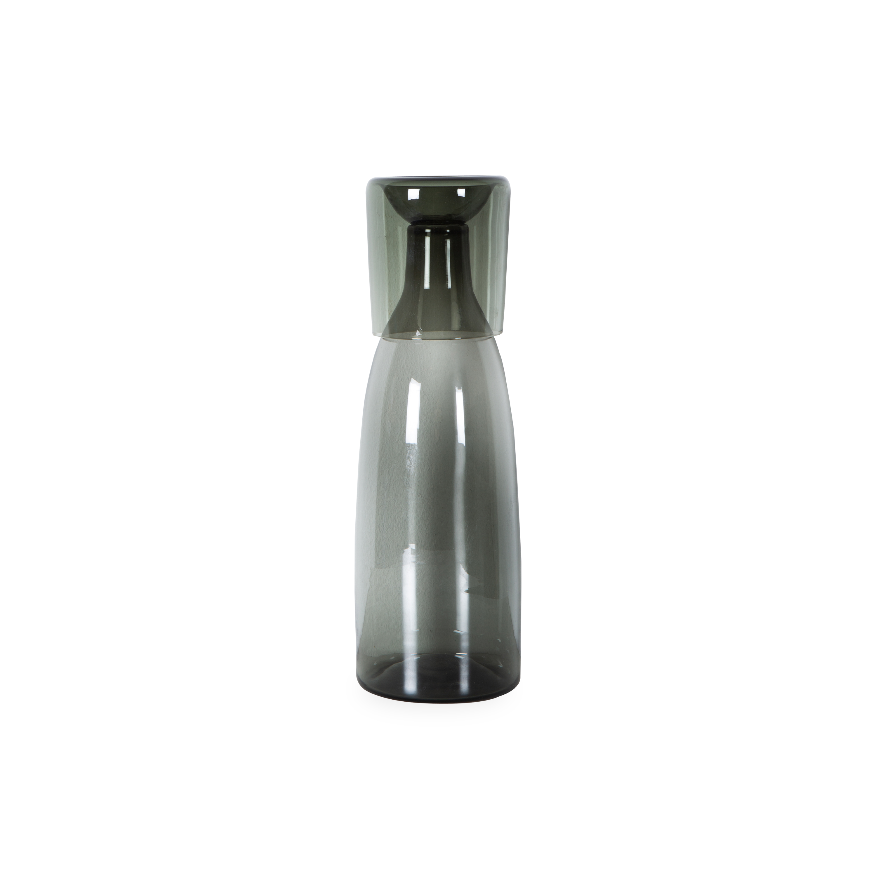 Premium Glass Carafe Set with Stainless Steel Lid - 34oz Elegant Water Pitcher for Iced Tea, Lemonade & Beverage Serving - Perfect for Home, Office & Restaurant Use
