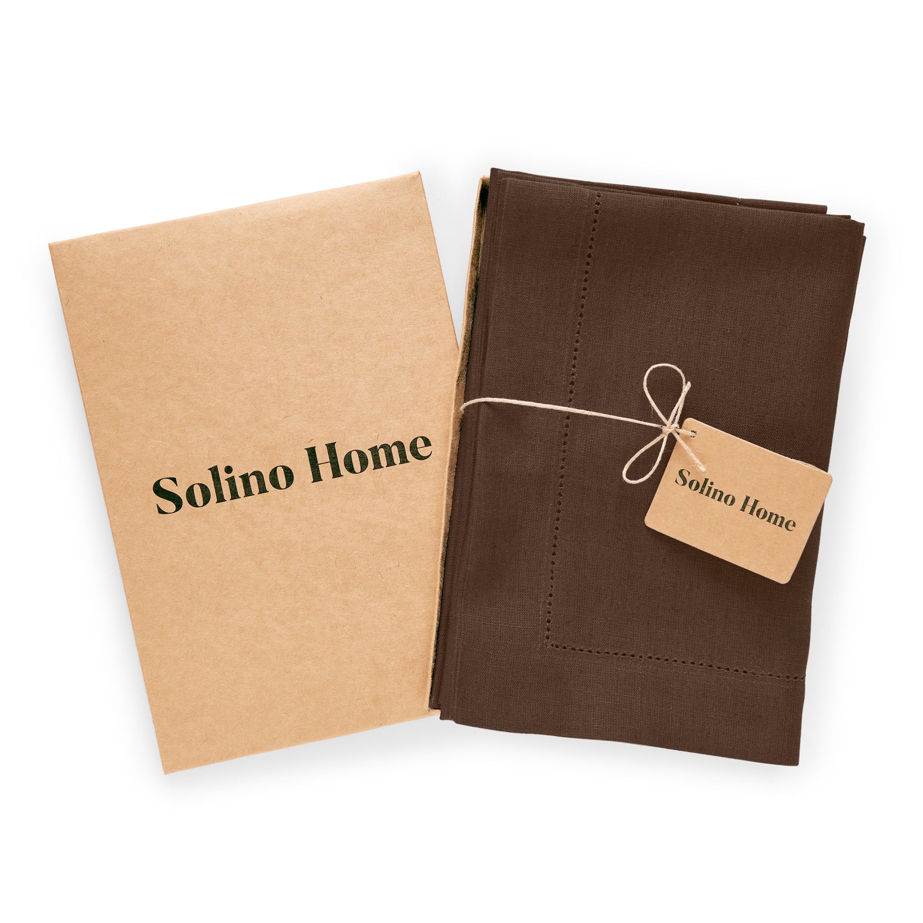 Premium Medium Weight Hemstitch Napkins - 12-Pack White Linen Dinner Napkins for Formal Dining, Weddings & Special Occasions