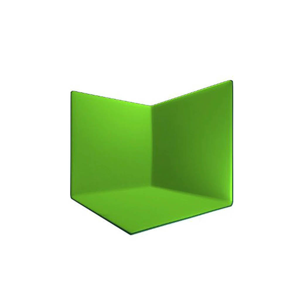 2.4m x 2.4m x 2.4m Chroma Key Green Screen Backdrop - Portable Photo Booth Background for Photography & Video Shooting - Perfect for YouTube, TikTok, Live Streaming & Virtual Meetings