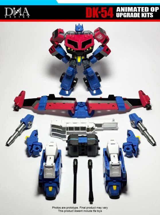 DNA Design DK 54 Upgrade Kit for Transformers Animated Optimus Prime - Enhance Your Collectible Figure with Premium Accessories for Display & Customization