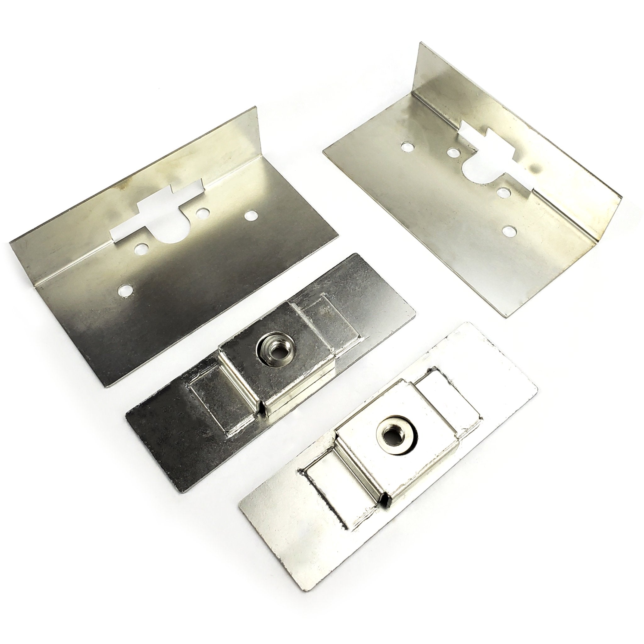 1901-1902 Isotta Fraschini Runabout Large Locking Bear Claw Jaw Door Latch Installation Kit with Mounting Plates - Vintage Car Restoration & Classic Auto Door Security Upgrade