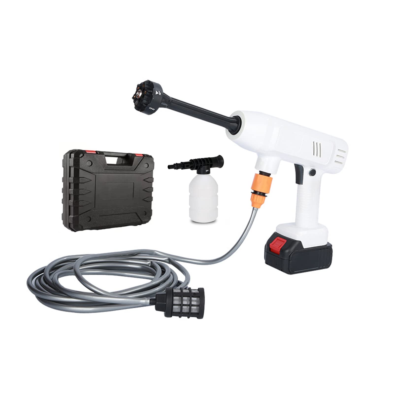 **Wireless High Pressure Car Wash Gun - 6-in-1 Nozzle Electric Pressure Washer, 10m Water Hose, Powerful Handheld Cleaning Water Gun for Cars, Driveways, Patios & Outdoor Cleaning**