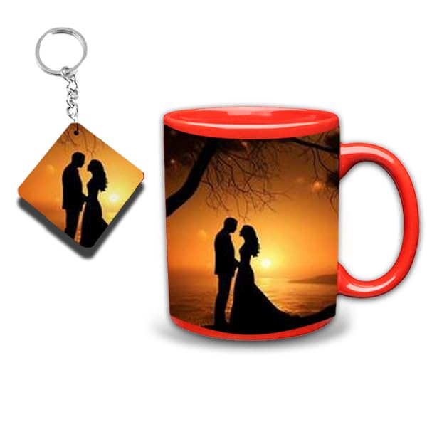 Red Mug with Key chain
