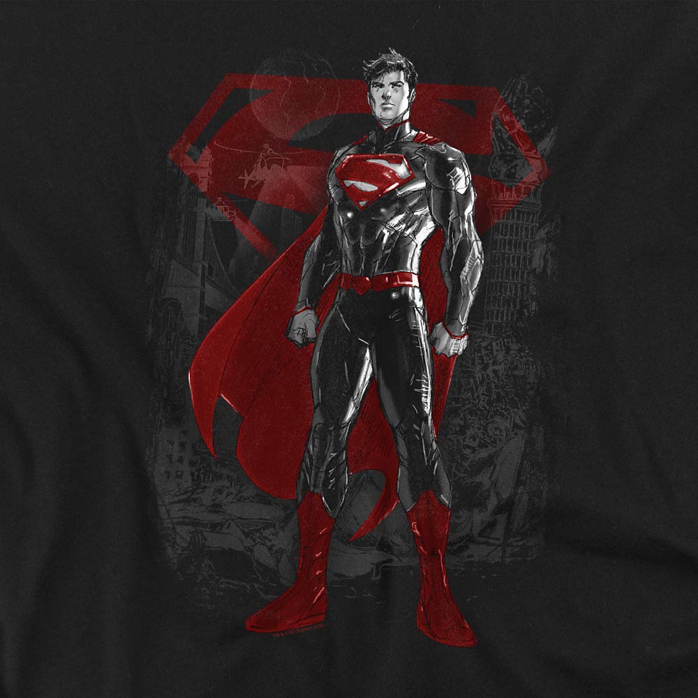 Superman Aftermath Graphic T-Shirt for Men & Women - Cool Superhero Unisex Tee for Casual Wear, Cosplay & Gifts