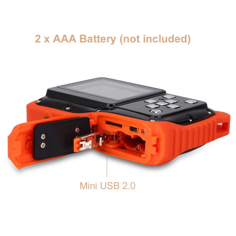 Waterproof Kids Digital Camera 1080P HD - 2.0 Inch Screen Underwater Camera for Children Ages 3-14 - 3M/10FT Waterproof & Dustproof - Perfect for Swimming, Beach, Pool & Outdoor Adventures