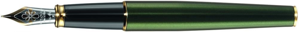 Diplomat Excellence A2 Fountain Pen with 14K Gold Medium Nib - Premium Writing Instrument for Professionals, Gift for Graduation & Business (Evergreen Gold) - Perfect for Signing Documents, Journaling & Calligraphy