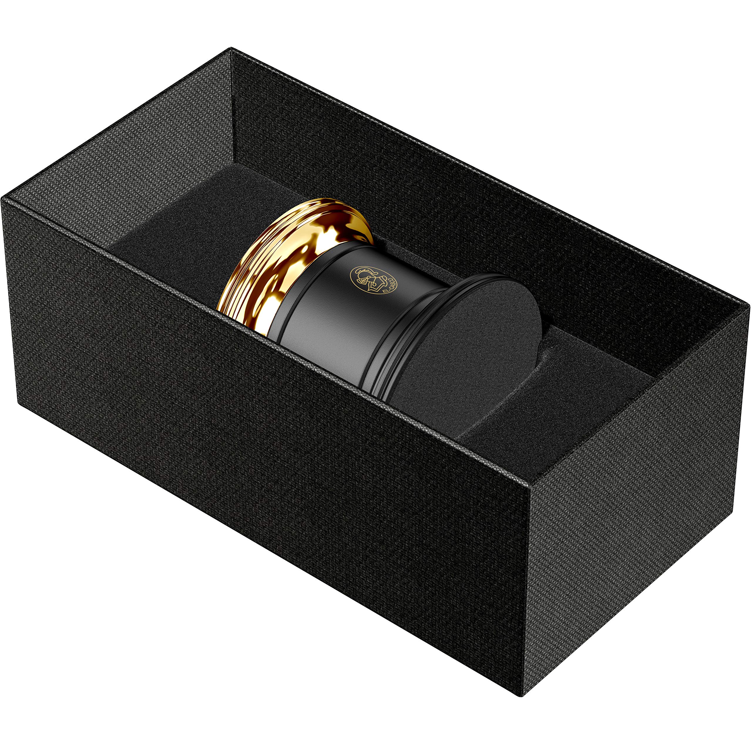 M657LN Magnetic Pot Clips - Black & Gold for Secure Cooking, Hanging Utensils in Kitchen