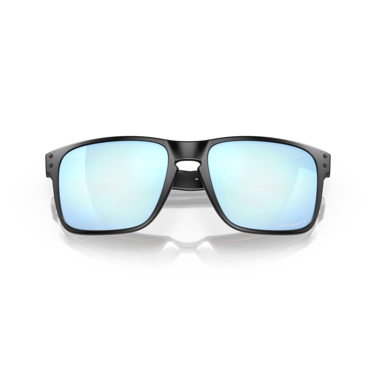 Oakley Holbrook XL Sunglasses Matte Black with Prizm Deep Water Polarized Lenses - 0OO9417 941725 - Perfect for Outdoor Sports, Driving & Beach Activities