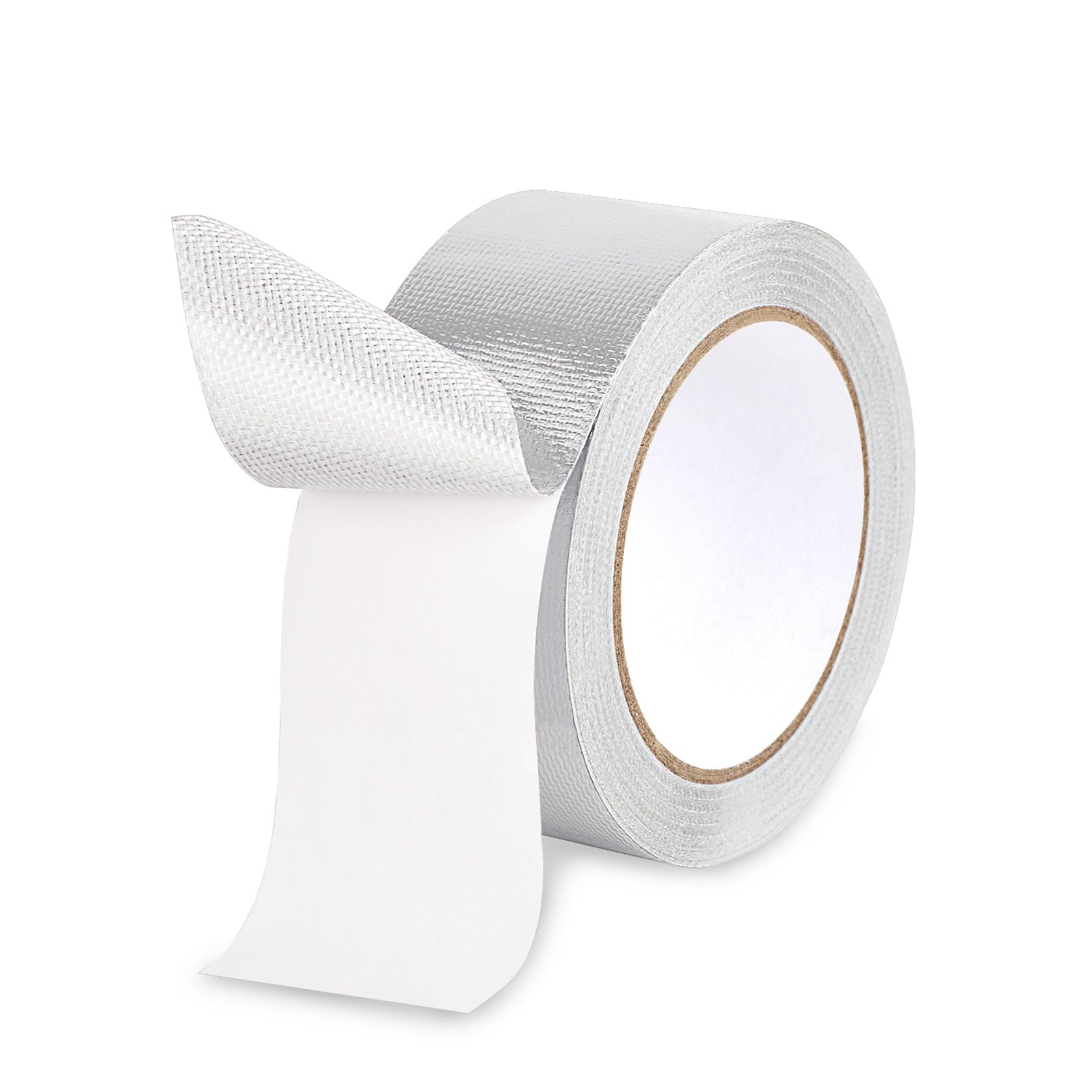High-Temp Aluminized Fiberglass Heat Shield Tape - Self-Adhesive Thermal Insulation for Air Dryers, HVAC, Pipes & Hoses - Heat Resistant Barrier for Home & Automotive Use