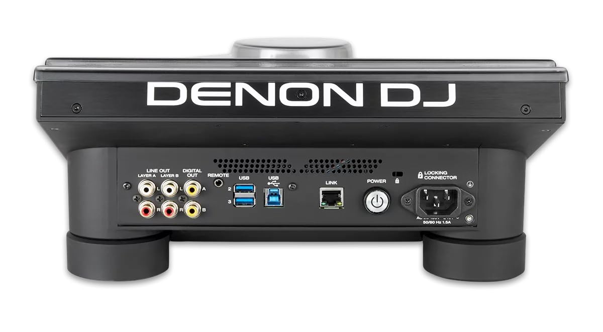Decksaver Protective Cover for Denon DJ Media Players - Durable Dust & Scratch Shield for SC5000, SC6000, X1800 - Ideal for DJ Gigs, Studio Use & Travel