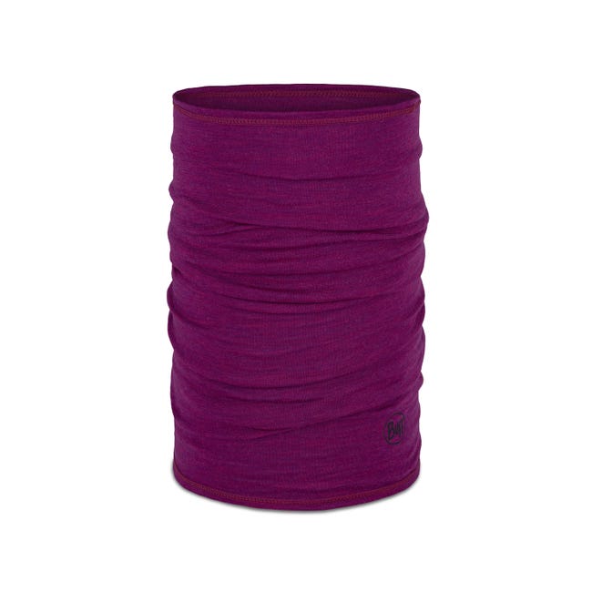 BUFF Merino Wool Lightweight Solid Magenta Beanie - Warm & Breathable Winter Hat for Men & Women - Perfect for Skiing, Hiking & Outdoor Activities