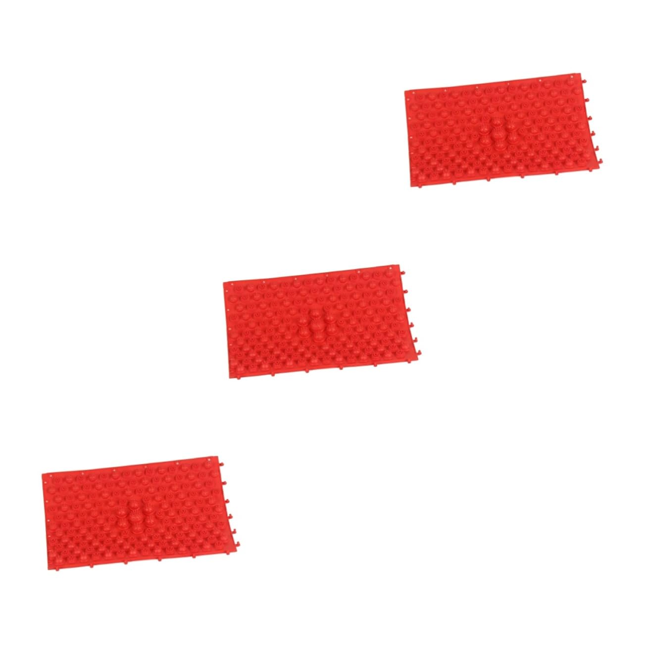 CLISPEED 3-Pack Foot Reflexology Mat - Acupressure Massage Pad for Pain Relief, Yoga & Relaxation - Perfect for Home, Office & Gym Use