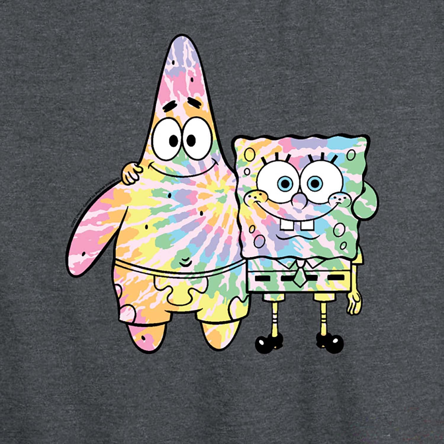 SpongeBob SquarePants & Patrick Tie Dye Women's Racerback Tank Top | Soft Breathable Workout Top | Perfect for Gym, Yoga & Summer Outfits