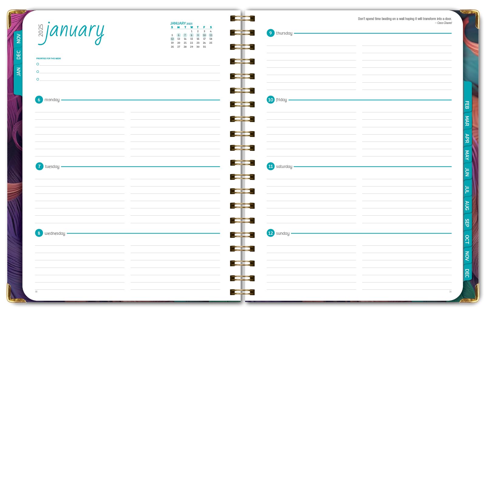 2025 Hardcover Planner 8.5