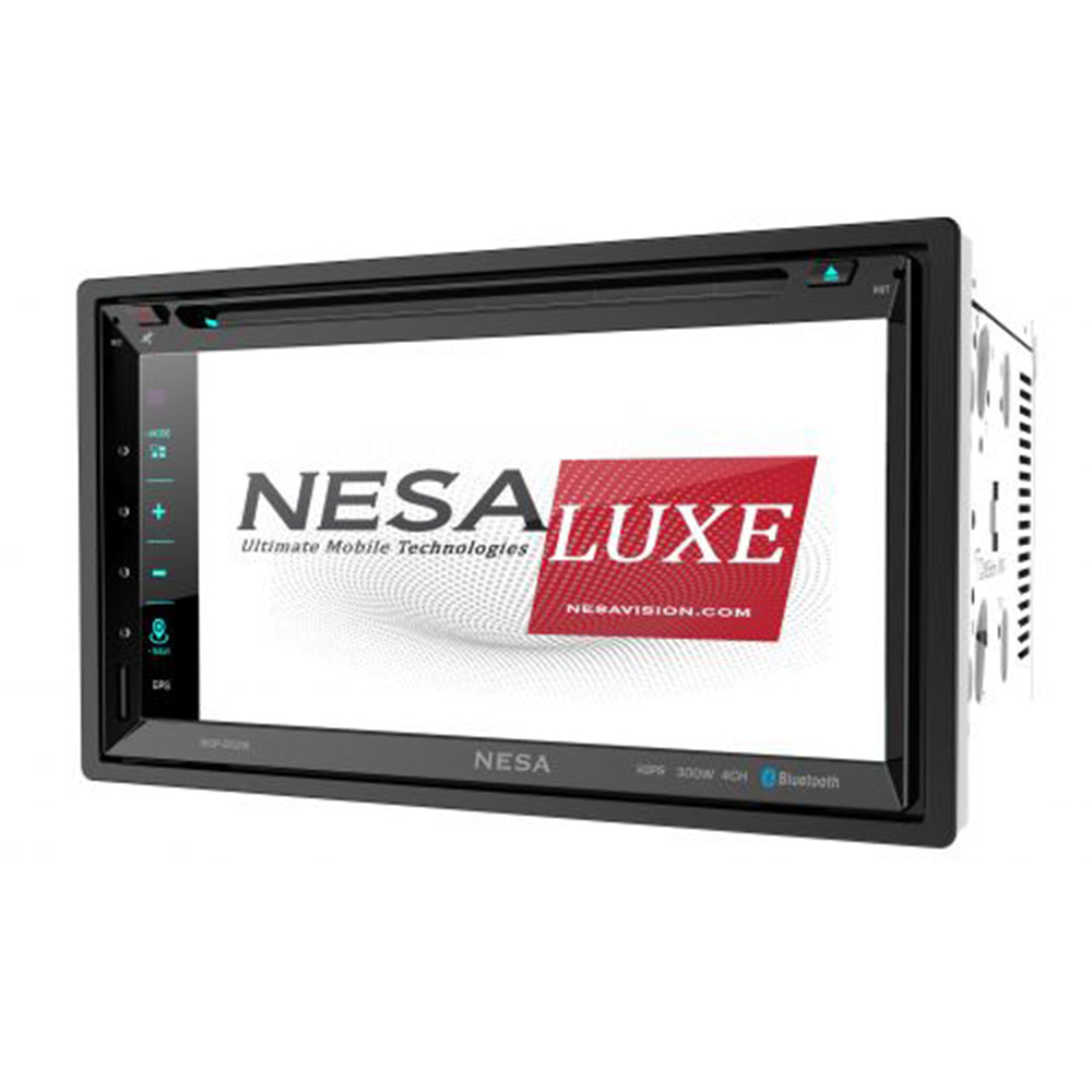 NESA NSP 652N 2 DIN Car Stereo with GPS Navigation & Android Auto - Bluetooth Multimedia Receiver for Hands-Free Calling & Music Streaming | Perfect for Road Trips & Daily Commutes