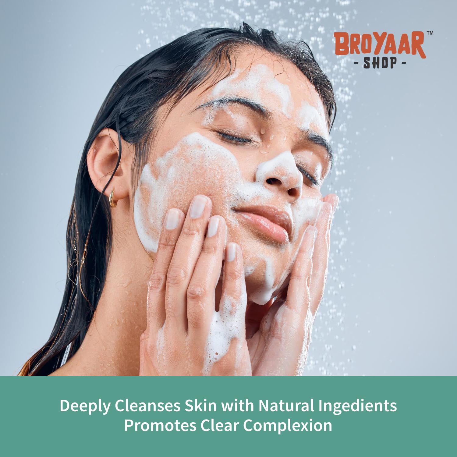 Broyaar 1.5% Salicylic Acid & 2% Glycolic Acid Foaming Face Wash for Oily, Acne-Prone Skin - Deep Cleansing Exfoliating Facial Cleanser for Men & Women (150ml) | Perfect for Daily Skincare Routine & Acne Treatment