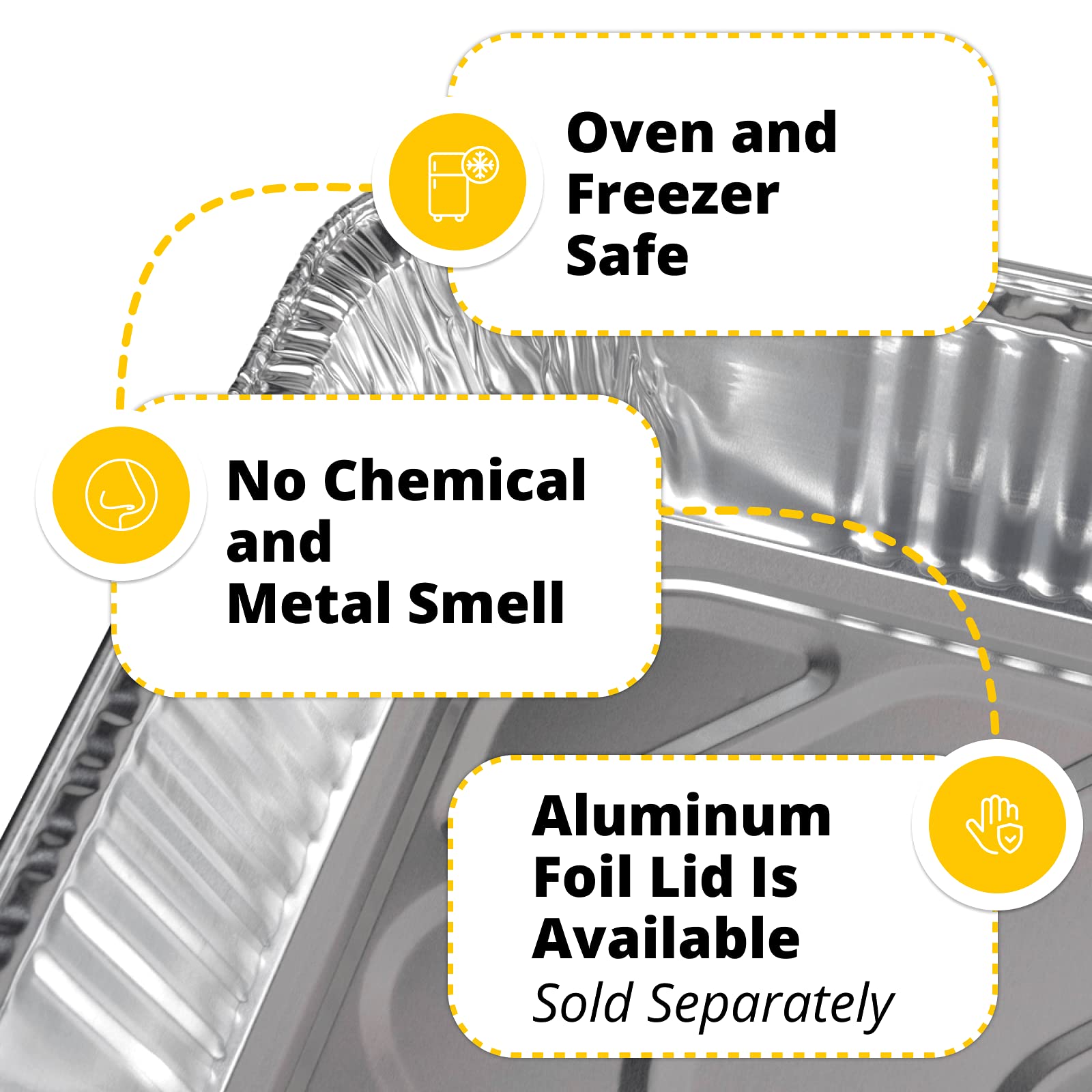 IDL Packaging Full Size Aluminum Steam Table Pans - 21