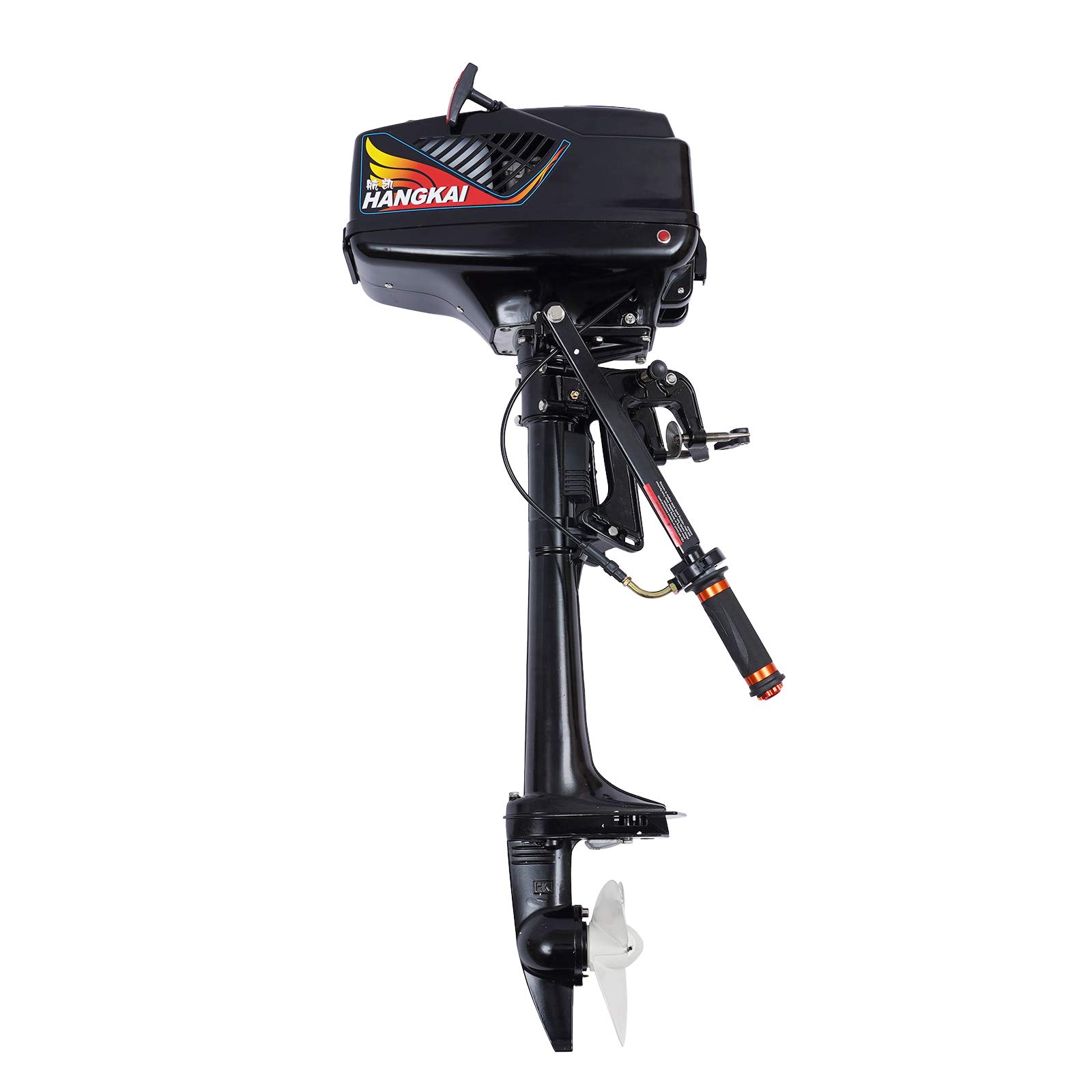 LOYALHEARTDY 3.6HP 55cc 2-Stroke Outboard Motor Boat Engine - Heavy Duty Water Cooling System - Perfect for Kayak, Fishing Boat & Small Watercraft - Ideal for Fishing, Recreational Boating & Marine Adventures
