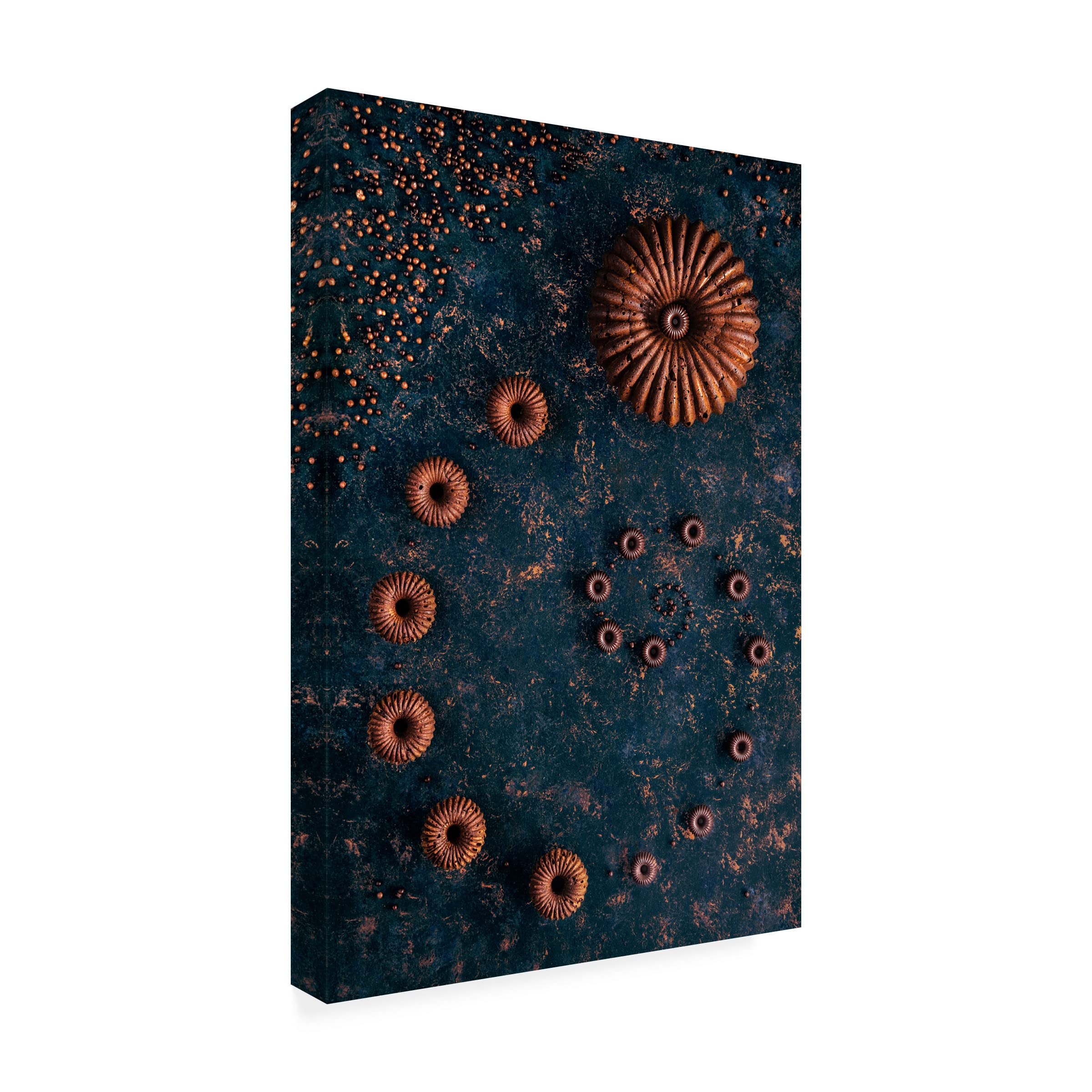 Denisa Vlaicu 'Chocolate Bundt Cake' Canvas Wall Art Print - Premium Home Decor for Kitchen, Dining Room & Coffee Shop Aesthetic