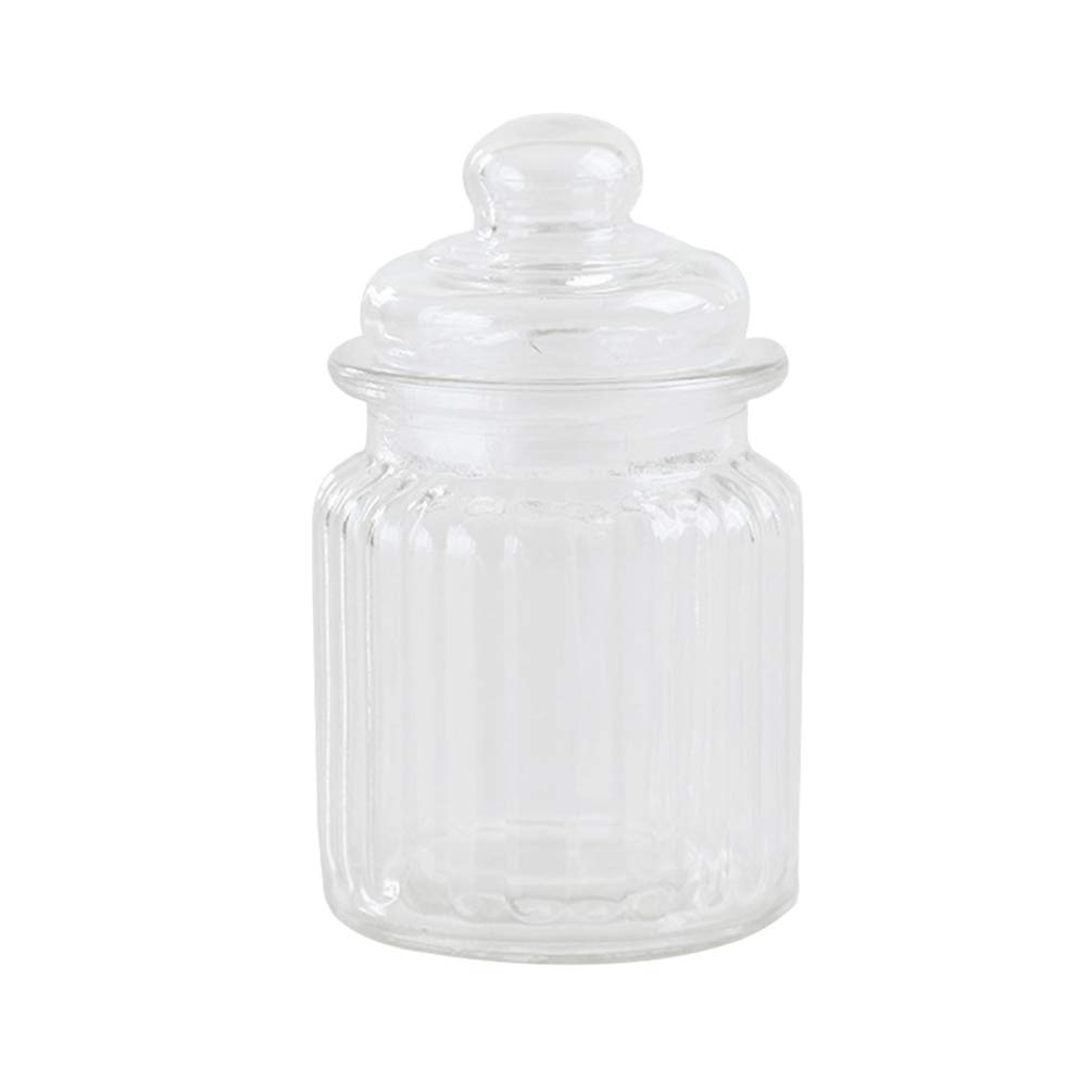 BESPORTBLE 1350ml Clear Glass Storage Jars with Airtight Lids - Kitchen Food Containers for Tea, Coffee, Candy & Dry Goods | Perfect for Pantry Organization, Baking Ingredients & Home Decor