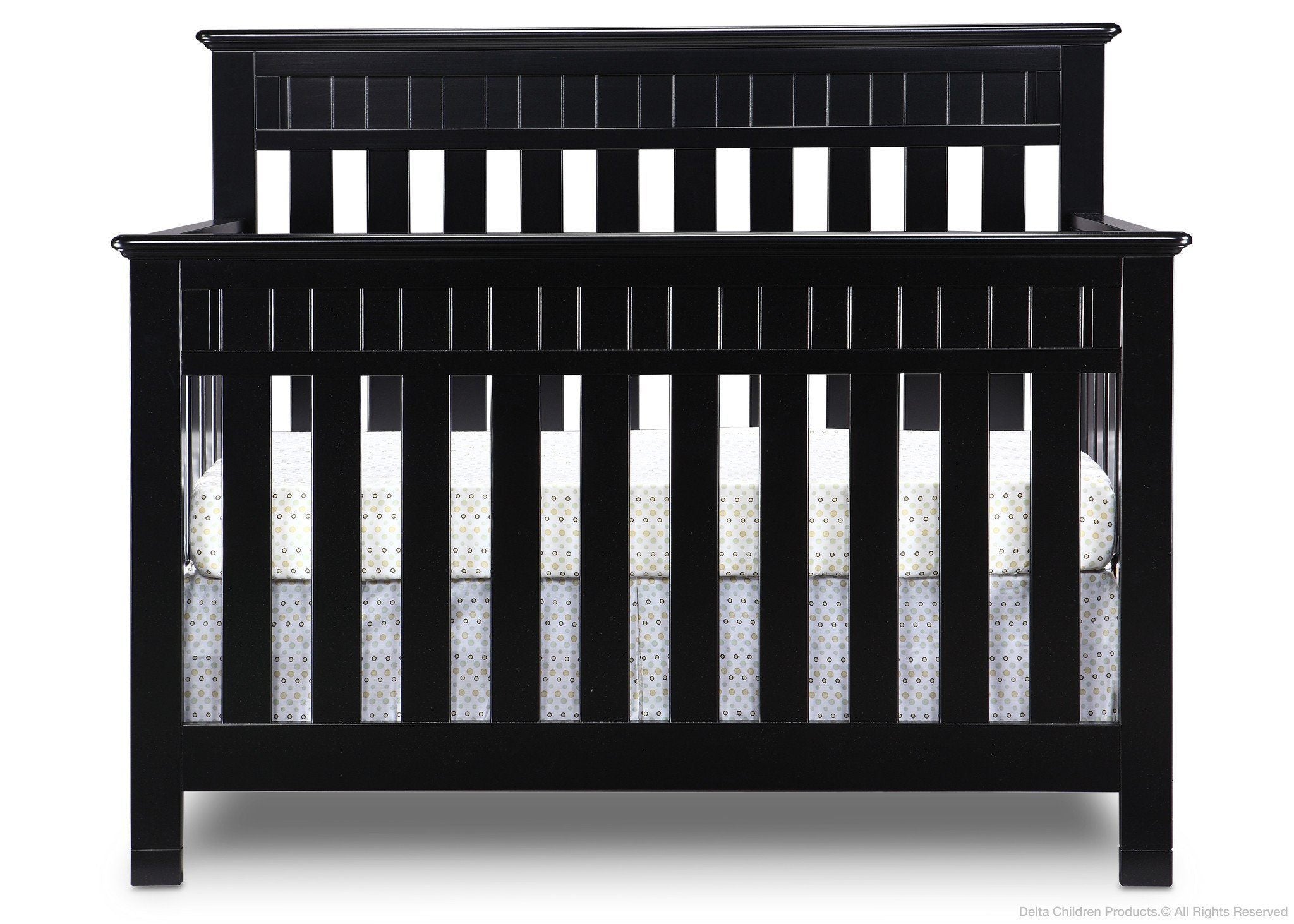 Chalet 4-in-1 Convertible Baby Crib - Adjustable Height Wooden Crib with Toddler Bed & Daybed Conversion - Perfect for Nursery, Bedroom & Small Spaces