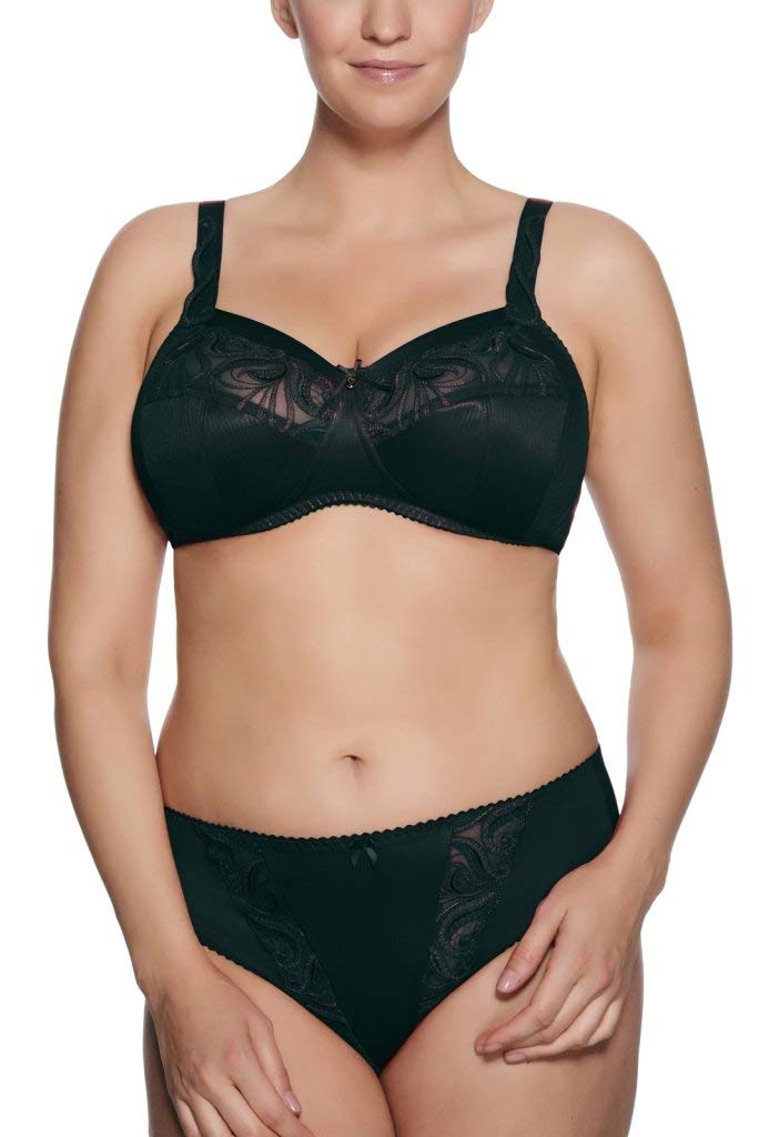 Ulla Women's Wire Free Bra with Support Panel 2528 - Comfortable Wireless Support Bra for Everyday Wear - Perfect for Yoga, Workouts & Lounge