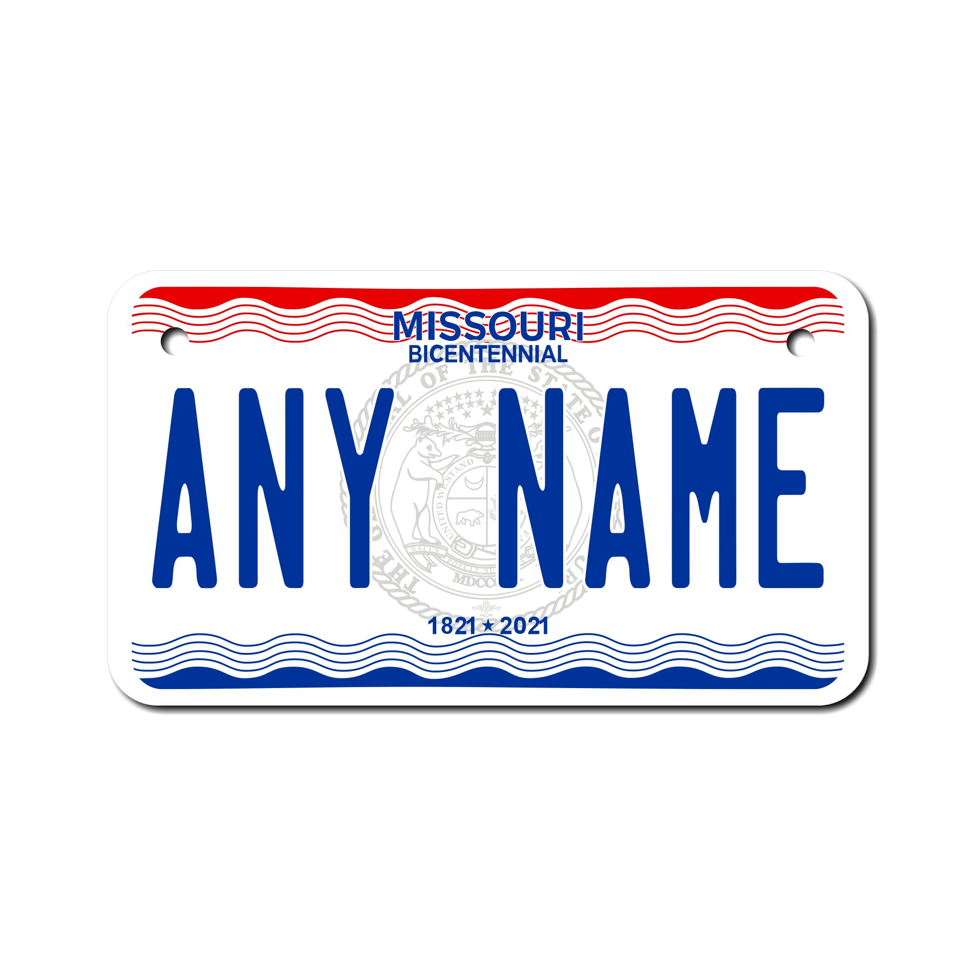 Personalized Missouri License Plate - Custom Aluminum 4