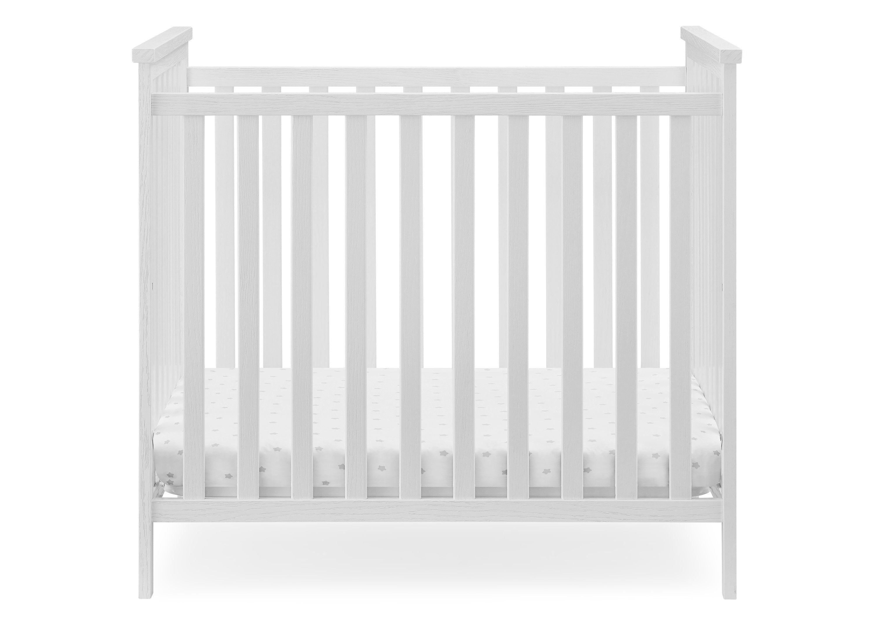 Middleton Mini Crib with 2.75 Inch Mattress - Portable Baby Crib for Small Spaces, Nursery & Travel | Perfect for Apartments, Daycare & Grandparents' House
