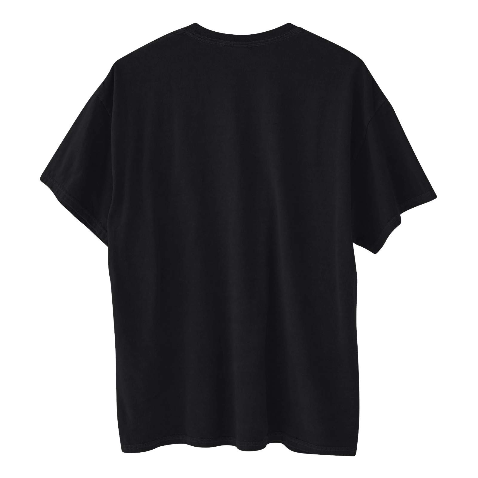 Women's Casual Personalized Printed Blouse - Solid Color Short Sleeve Tops (Black, L) | Perfect for Everyday Wear, Office Outfits & Weekend Outings