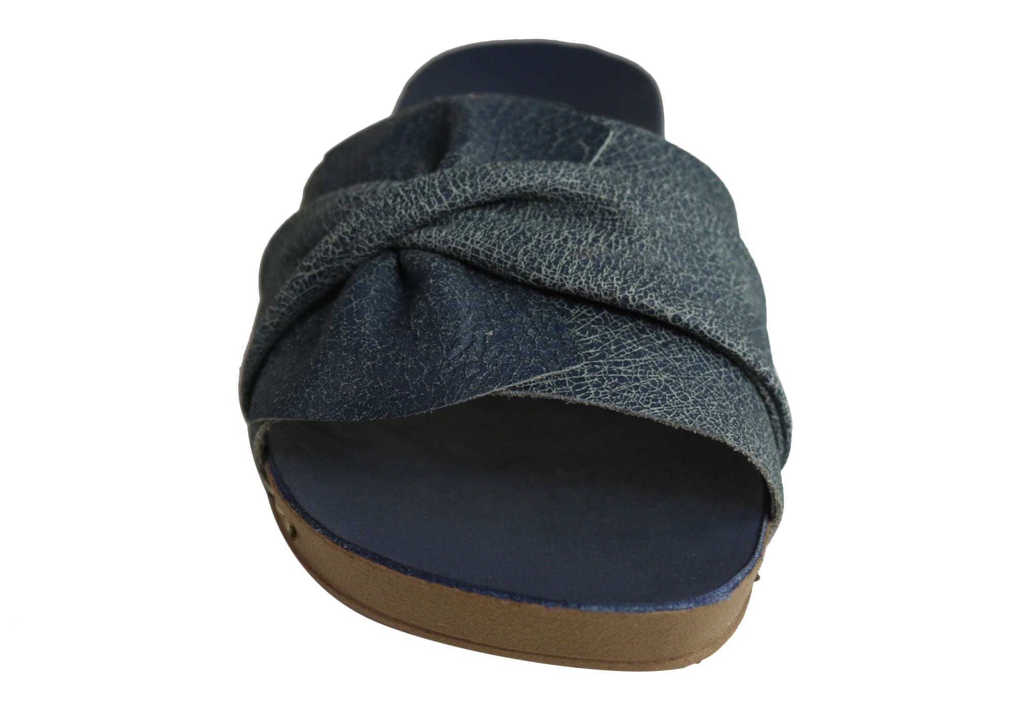 Andacco Women's Comfortable Leather Slide Sandals - Handmade in Brazil - Perfect for Beach, Pool, and Summer Casual Wear