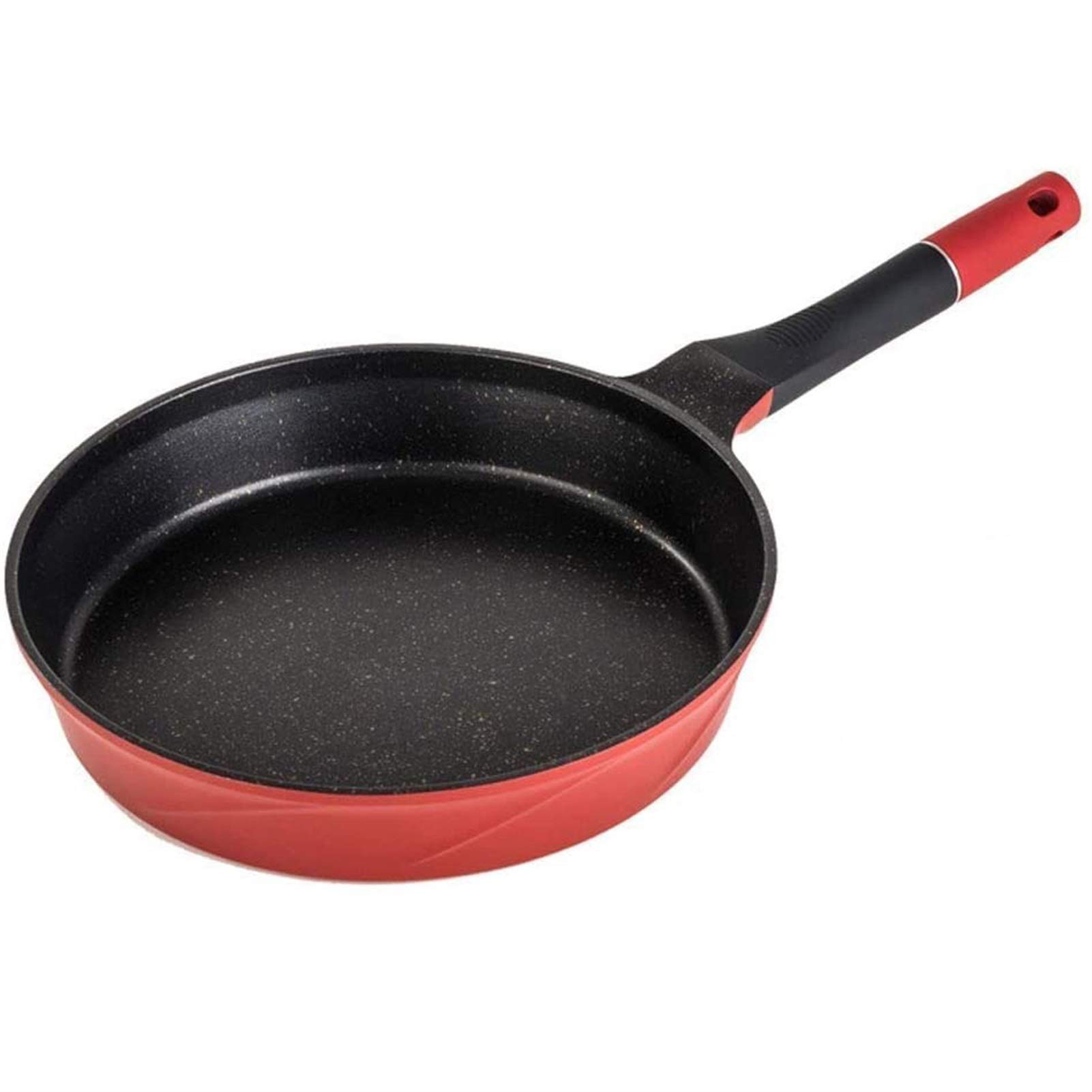 **Nonstick Frying Pan - Chef's Classic Durable Aluminum Cookware with High Heat Resistance, Multi-Function Skillet for Steak, Eggs & More - Perfect for Home Cooking (Pink)**