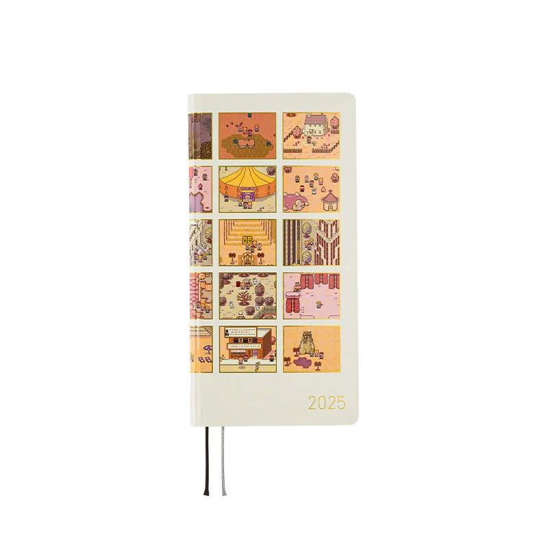 Hobonichi Techo 2025 MOTHER: Smiles & Tears Weeks Hardcover Planner - Weekly Horizontal Layout, January Start, Monday Start, English Edition - Perfect for Work, School & Personal Organization