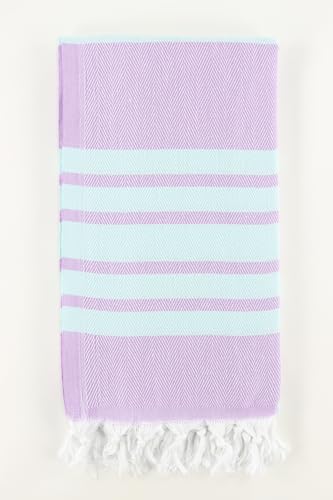 Lilac & Light Turquoise