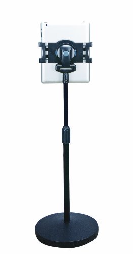 Mobotron MH-206 Adjustable Universal Tablet Floor Stand Holder - Compatible with iPad, iPad Mini, Galaxy Tab, Nexus 7/10 & Most 7-12 inch Tablets - Perfect for Home, Office, Bedroom Reading & Hands-Free Viewing