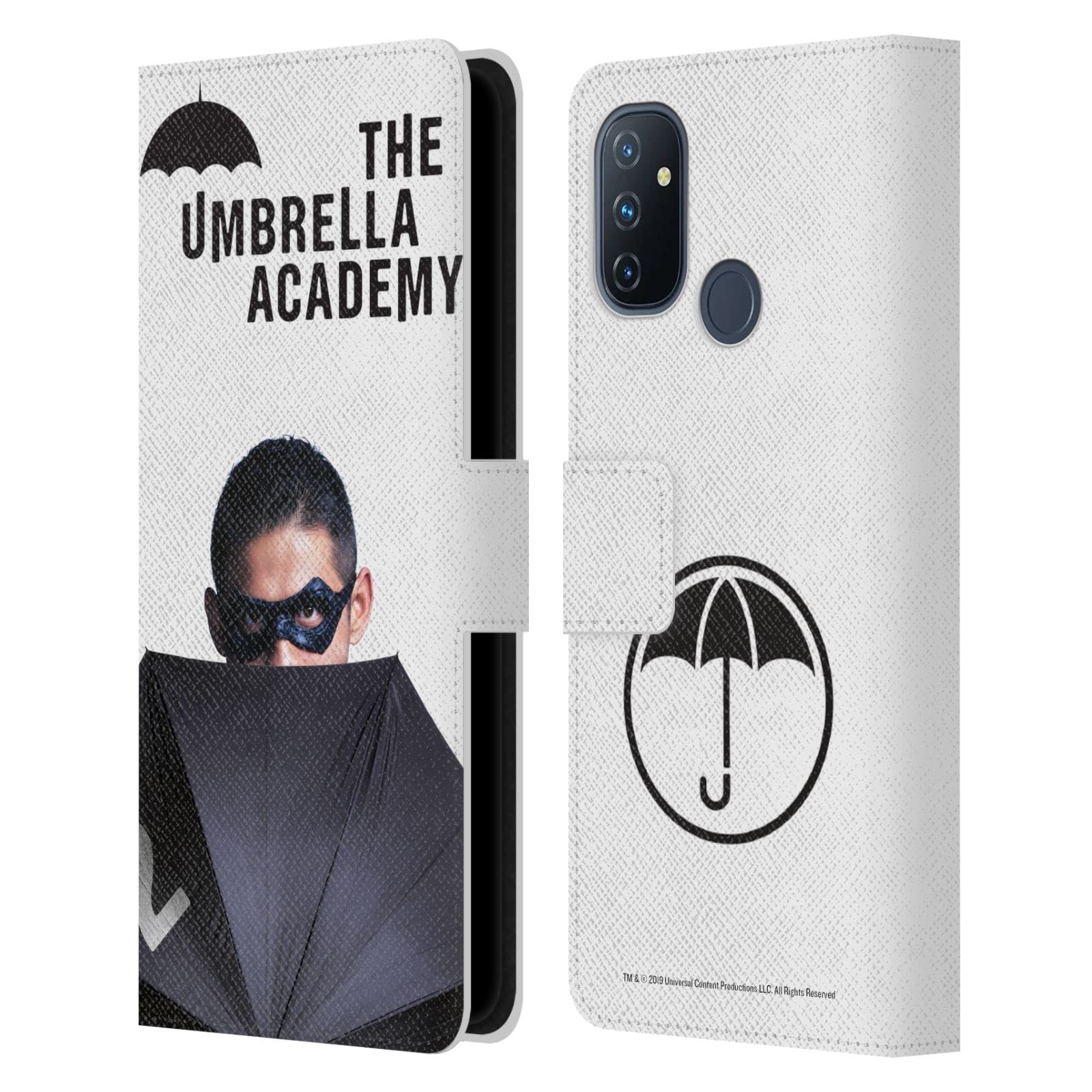 Umbrella Academy Diego Leather Wallet Case for OnePlus Nord N100 - Officially Licensed by Head Case Designs, Perfect for Daily Use and Travel