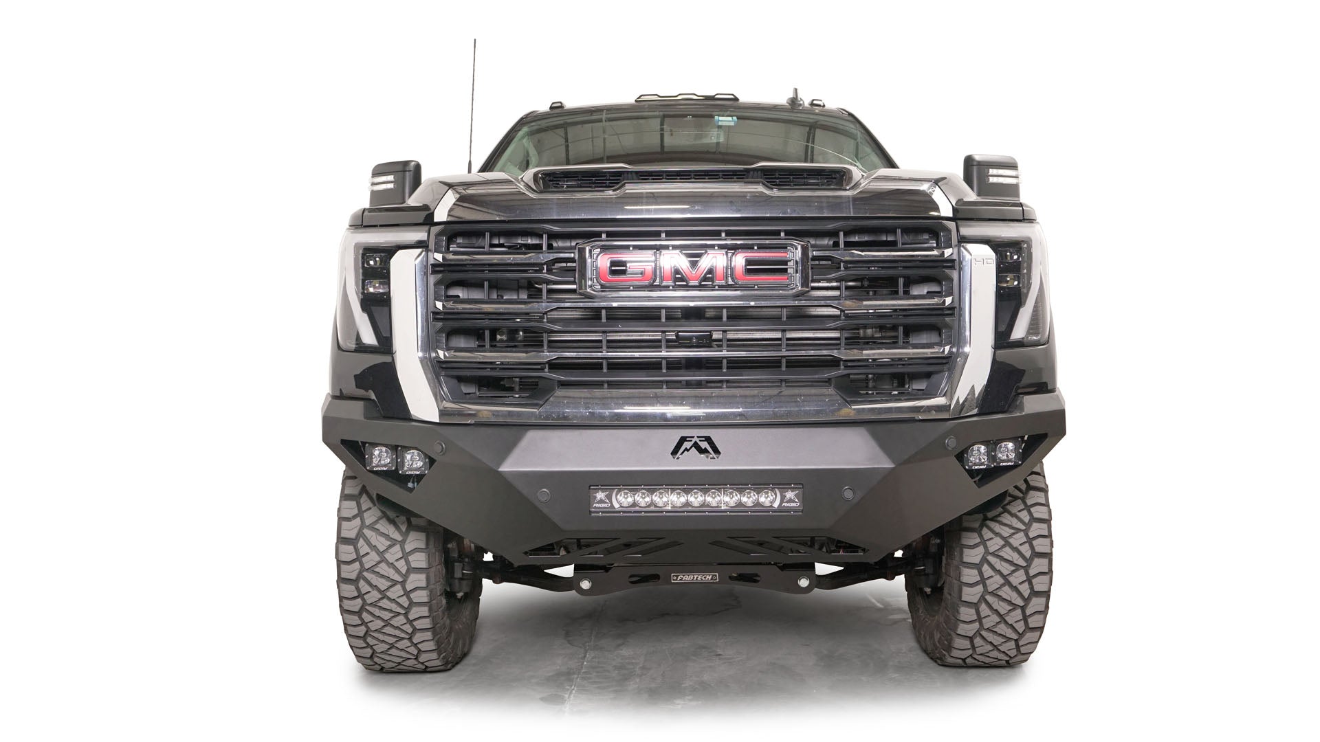 24+ GMC 2500/3500 Vengeance Heavy Duty Front Bumper with Winch Mount | Off-Road Protection & Styling Upgrade for GMC Sierra HD Trucks | Perfect for Towing, Off-Roading & Truck Customization